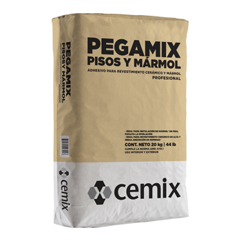 SACO CEMIX PISOS Y MARMOL PEGAMIX GRIS